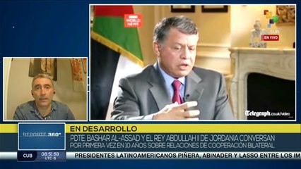 “Estados Unidos ha incentivado esta apertura entre Siria y Jordania”