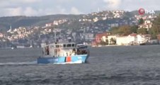 Bulgar Sahil Güvenlik botu İstanbul Boğazı'ndan geçti