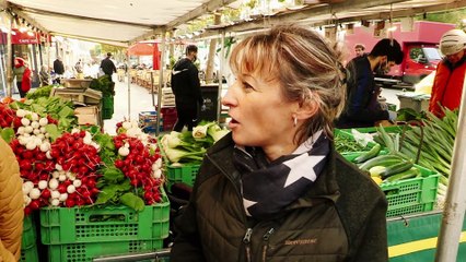 Ma cuisine du marché à Vincennes, chez notre maraîchère Chrystelle rue de Fontenay présentée par Eve Godin.