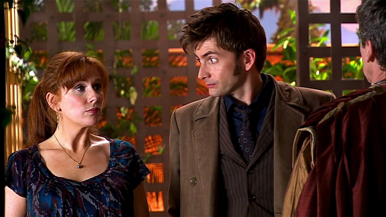 Doctor Who Temporada 4 episodio 2 "The Fires of Pompeii" (castellano) parte (1/2)
