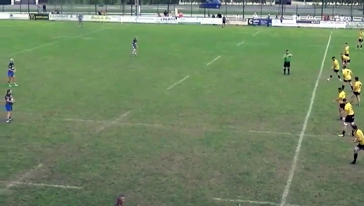 1er match après 10 mois d'arret pour ces 2 équipes de rugby et ça commence très fort