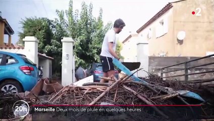 Bouches-du-Rhône : Marseille sous les eaux et les ordures