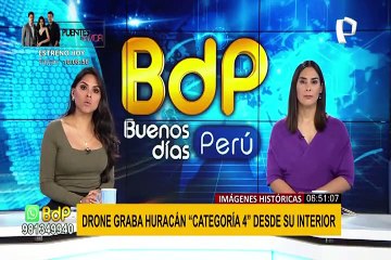 ¡Espectacular! Drone graba huracán desde su interior en medio del océano