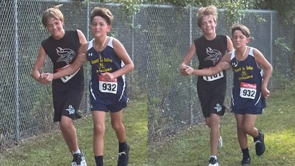 Middle School Runner Helps Competitor Across Finish Line in Georgia