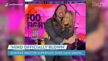 Jennifer Aniston Superfans Over Dave Grohl on The Morning Show Set: 'Mind Officially Blown'