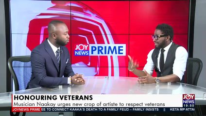 Video herunterladen: Honoring Veterans: Musician Naakay urges new crop of artiste to respect veterans-  (4-10-21)