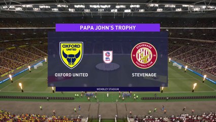 Oxford United vs Stevenage || EFL Trophy (05/10/2021) || Fifa 21