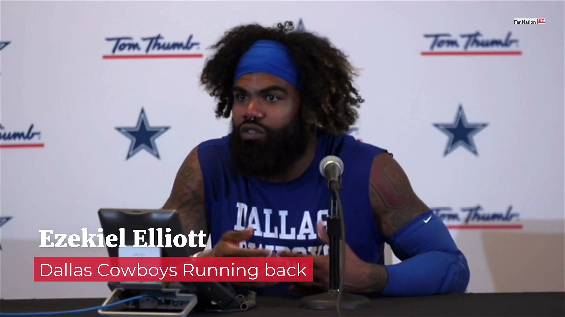 Tony Pollard Keeping Ezekiel Elliott 'Fresh' - video Dailymotion