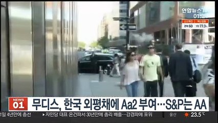무디스, 한국 외평채에 Aa2 부여…S&P는 AA