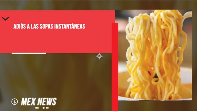 ¿DE QUÉ ESTÁN HECHAS LAS SOPAS INSTANTÁNEAS?