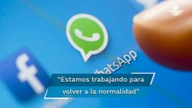 WhatsApp y Facebook se disculpan por fallas en su servicio