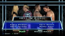 Here Comes the Pain Stacy Keibler(ovr 100) vs Chris Jericho vs Chris Benoit vs Roddy Piper