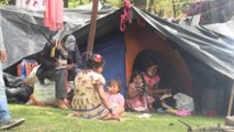 Indígenas desplazados se toman el Parque Nacional de Bogotá para exigir garantías