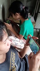 My kids playing ML