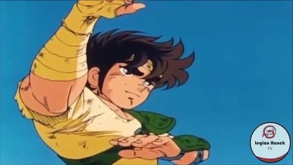 Seya invoca o meteoro de Pegasus e ataca Gabi