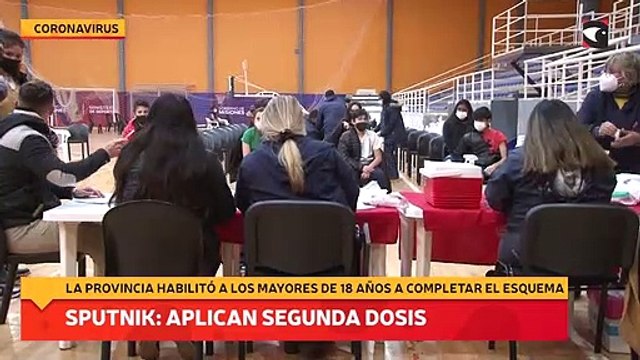 Misiones habilita la aplicación de la segunda dosis de la Sputnik V a mayores de 18 años