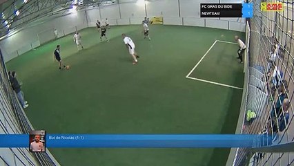 But de Nicolas (1-1) - FC GRAS DU BIDE Vs NEWTEAM - 04/10/21 19:00 - LIGUE 3 - Poitiers Game Parc