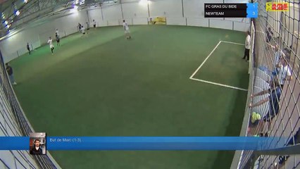 But de Marc (1-3) - FC GRAS DU BIDE Vs NEWTEAM - 04/10/21 19:00 - LIGUE 3 - Poitiers Game Parc