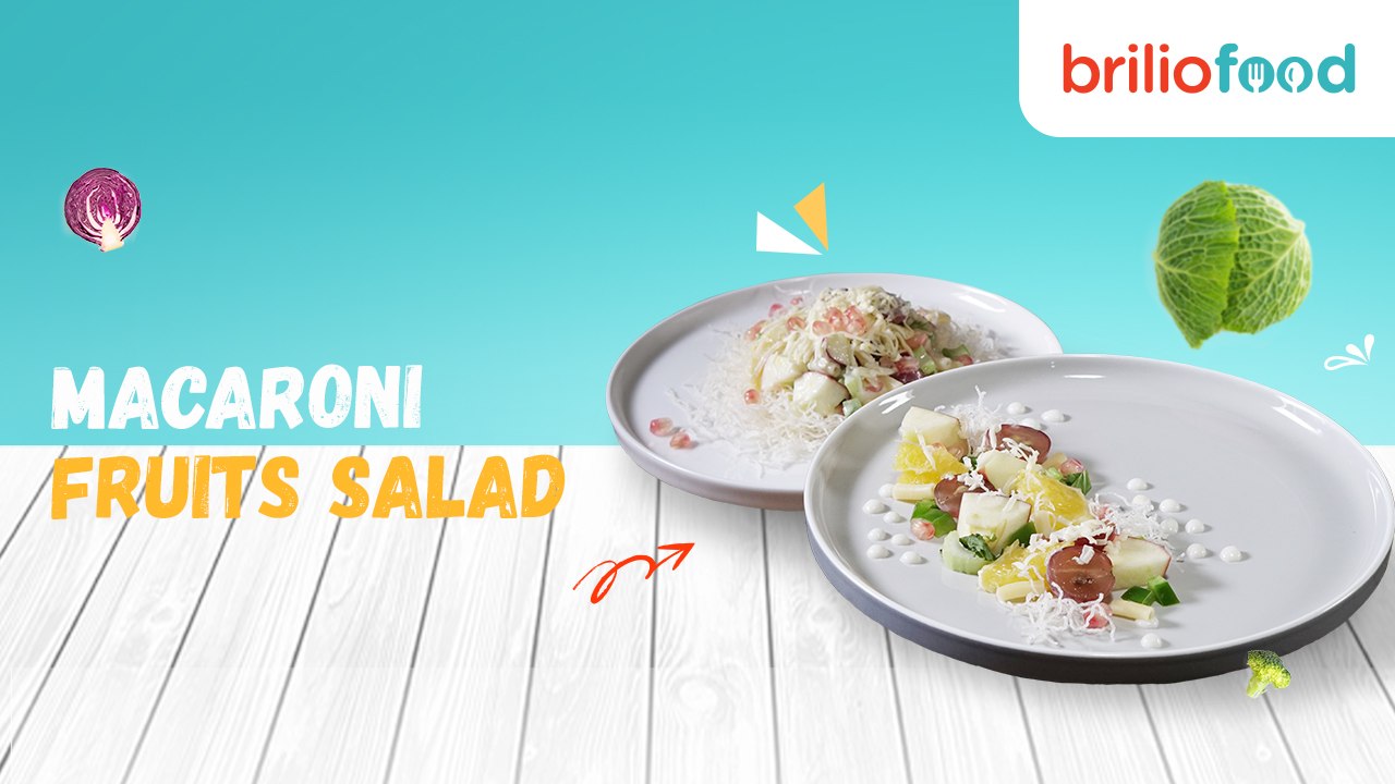 Resep macaroni fruits salad, makanan sehat nggak pakai ribet