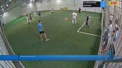 But de Steeven (2-8) - FC GRAS DU BIDE Vs NEWTEAM - 04/10/21 19:00 - LIGUE 3 - Poitiers Game Parc