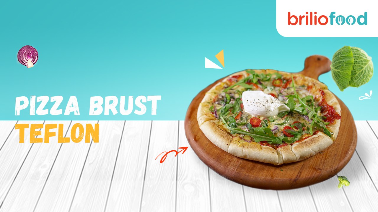 Resep pizza brust ala restoran, cuma pakai teflon