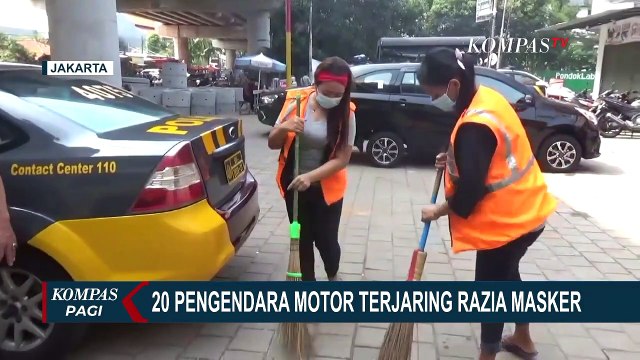 Razia Masker Digelar Selama Penerapan PPKM Level 3