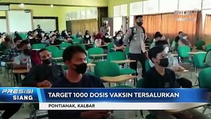 Polresta Pontianak Gelar Vaksinasi Menargetkan 1.000 Warga