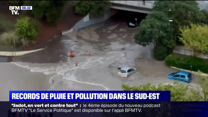 Deux mois de pluie sont tombés en quelques heures à Marseille