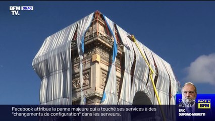 Le déshabillage de l'Arc de Triomphe a commencé ce lundi