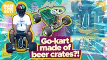 Go-kart made of beer crates?! | Make Your Day