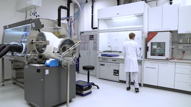Development laboratories at Volkswagen in Salzgitter - Next Generation battery cells - Cell Development Lab