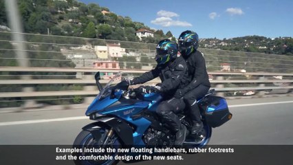 Suzuki GSX-S1000GT M2 features and benefits - Minimized vibration for greater comfort and less fatigue