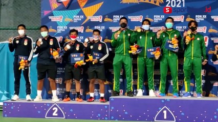Jawa Timur Kawinkan Medali Emas di Tenis Beregu Putra dan Putri