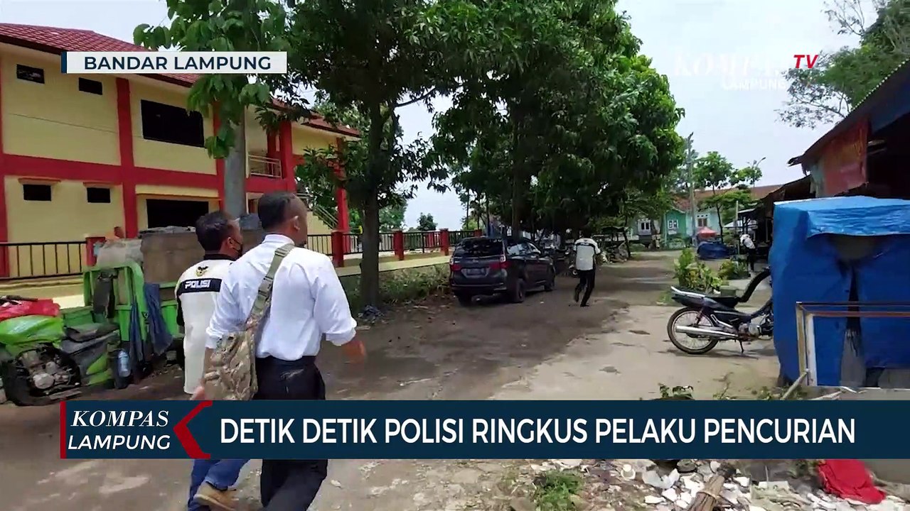Detik-Detik Polisi Ringkus Pelaku Pencurian