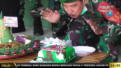 PRESISI Update 14.00 WIB : HUT TNI ke-76, Polres Sekadau Silaturahmi ke Koramil 1204-15