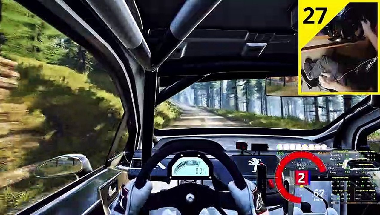 Dirt Rally 2.0 _ Thrustmaster T300 RS + TH8A Gameplay _ Peugeot 208 R2 4K_Full-HD_60fps