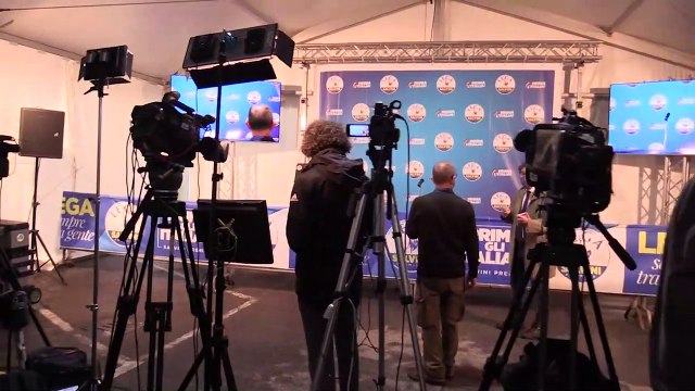 Amministrative 2021, clima mesto nella sede della Lega: tensioni, pioggia e tanti no-comment