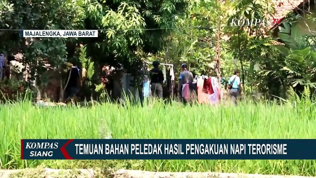 Teroris Sembunnyikan 35 Kilogram Bahan Peledak di Kaki Gunung Ciremai