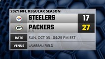 Steelers @ Packers Game Recap for SUN, OCT 03 - 04:25 PM EST