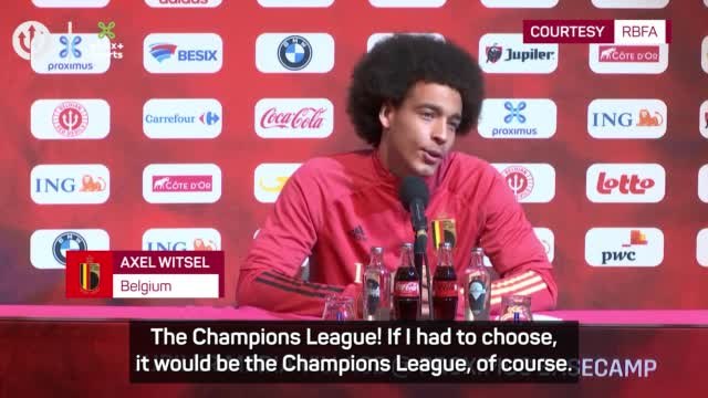 Witsel plays tricky game of Would You Rather with journalist