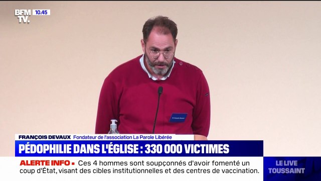 François Devaux, fondateur de La Parole Libérée s'adresse aux auteurs de crimes pédophiles : vous êtes une honte pour notre humanité