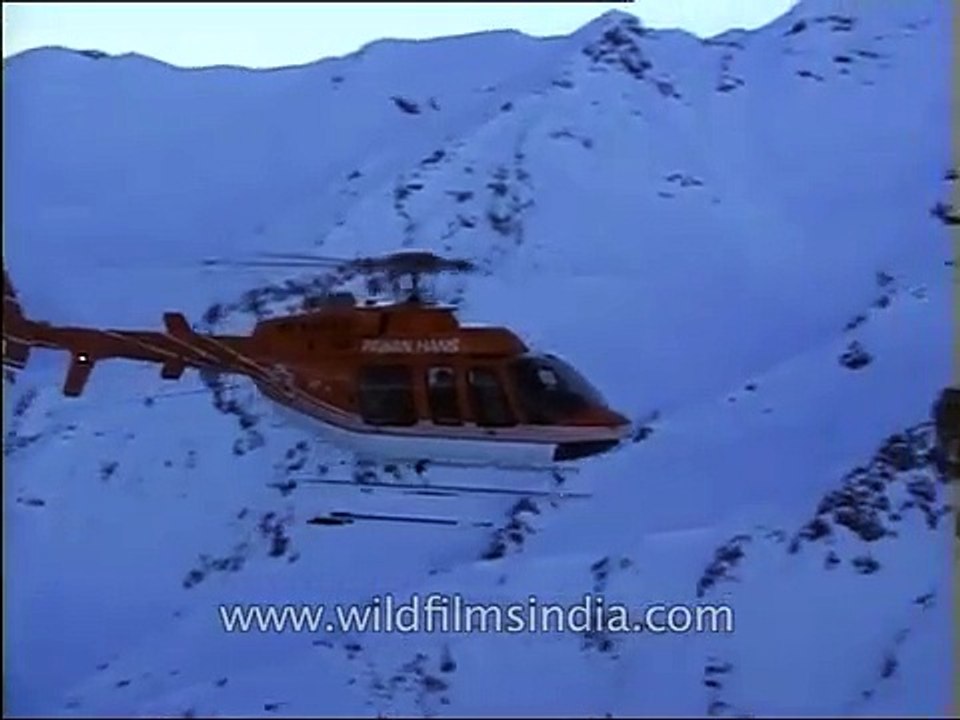 Helicopter tour over the Himalayas