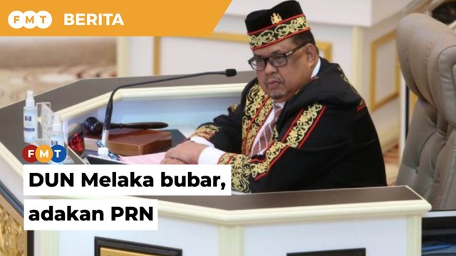 DUN Melaka bubar, pilihan raya negeri diadakan