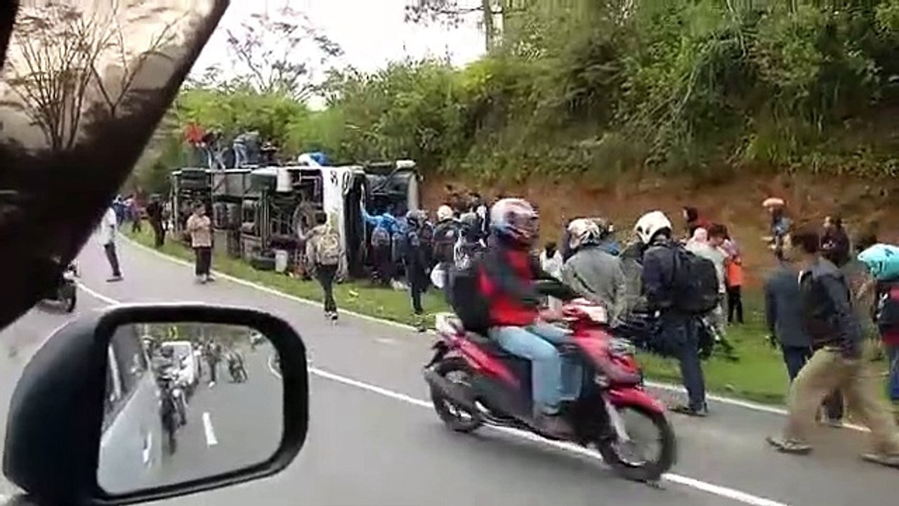 Traffic Accident in Emen West Java Indonesia