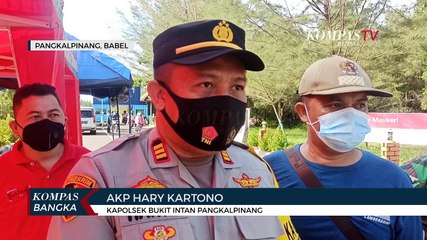 Satgas Siapkan Vaksin Bagi Pengunjung Pantai Pasir Padi Pangkalpinang
