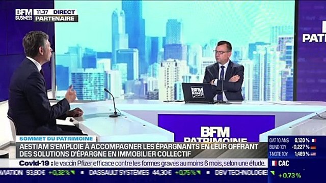 Sommet BFM Patrimoine: Aestiam accompagne les épargnants en leur offrant des solutions d'épargne en immobilier collectif - 05/10