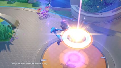 Tráiler de jugabilidad de Lucario en Pokémon Unite