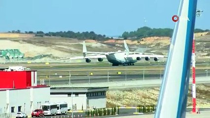 Dünyanın en büyük kargo uçağı İstanbul’da