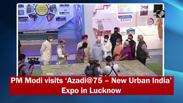 PM Modi visits ‘Azadi@75 – New Urban India’ Expo in Lucknow