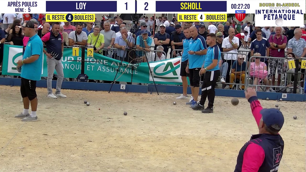 Après Poules LOY vs SCHOLL : Supranational à pétanque de Bourg-Saint-Andéol - 25 septembre 2021